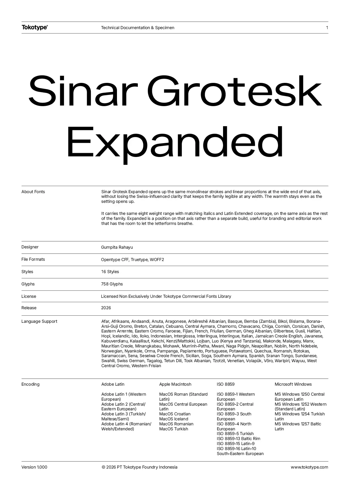 PDF Specimen